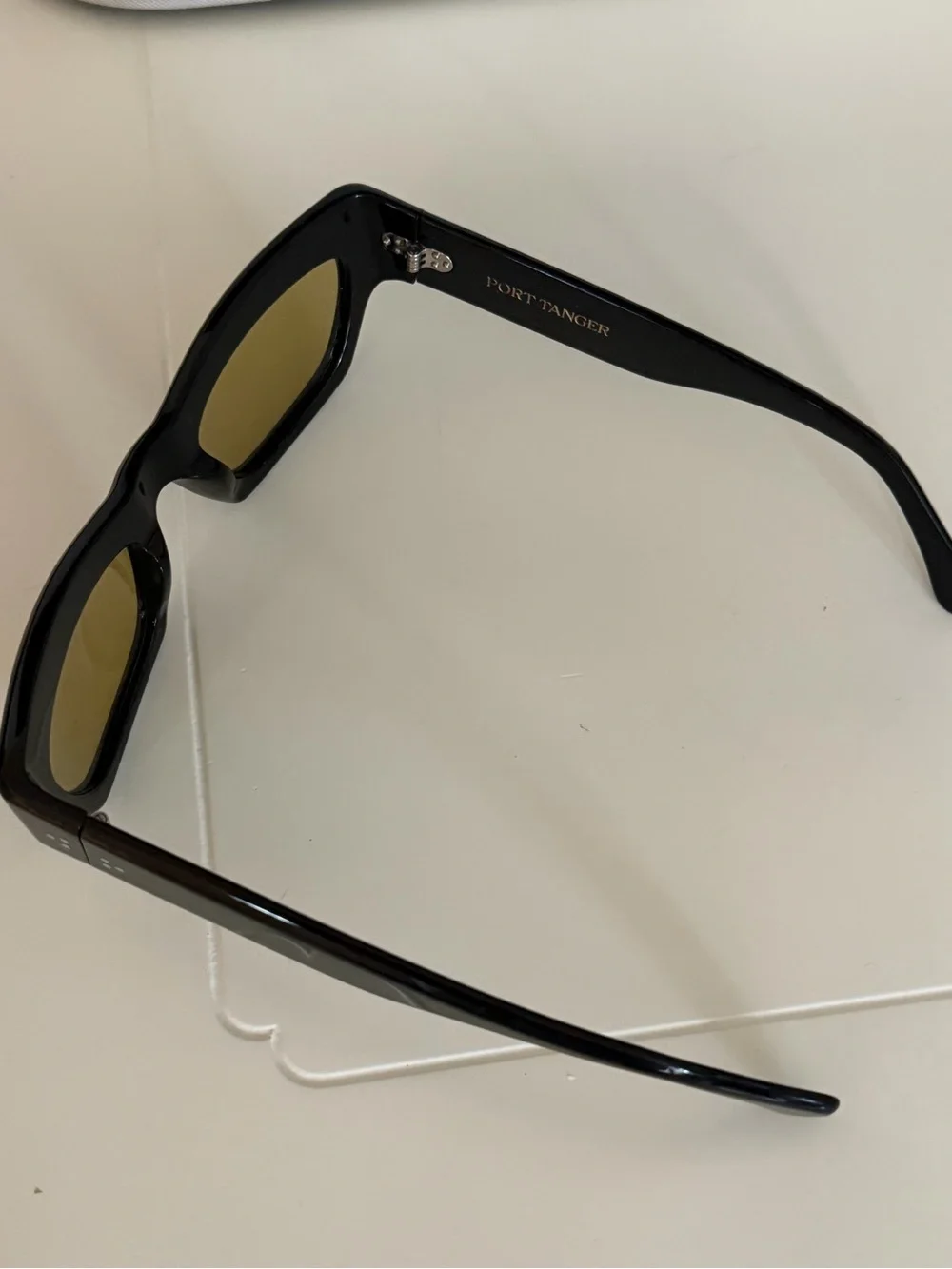 Port Tanger Black Sunglasses with Yellow Lenses - STYLE ARYEEN